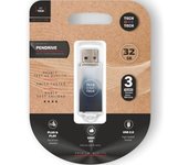 Pendrive 32GB Tech One Tech Be B&W USB 2.0/ Blanco y Negro Degradado