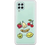 Funda compatible con Samsung Galaxy A22 4G - Frutas Sticker