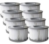 Paquete de 8 cartuchos de filtro de repuesto para piscina inflable Mspa, jacuzzi Ruikalucky