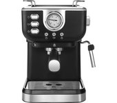 Máquina de café Espresso de acero inoxidable, vaporizador de leche, Varita de vapor 2 en 1, 1050W, semiautomática, 20 Bar