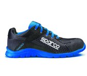 ZAPATILLAS SPARCO PRACTICE NELSON TALLA 45 NEGRO/AZUL S1P SRC