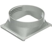 Conector de manguera de escape de interfaz de manguera de ventana de aire acondicionado portátil de plástico