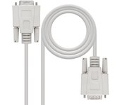 Nanocable - 10.14.0502 cable de serie Beige 1,8 m DB9 10.14.0502