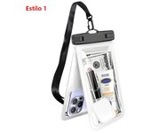 Swimming Dry Bag Beach Touch Screen Pool Boating Kayaking PVC Camping Floating Waterproof Cellphone Pouch for iPhone 15 Pro Max