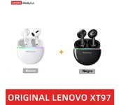 1/2/5pcs Lenovo XT97 TWS Earphones Wireless Bluetooth 5.2 Sport Noise Reduction Headphones Touch Control Colorful Light Earbuds