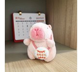 10-13cm Kapibala Capybara Keychain Car Couple Backpack Pendant Bag Hanging Cute Pink Capibala Capybara Plush Keychain Doll