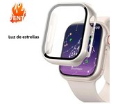 Tempered Glass+cover For Apple Watch Accessories 45mm 41mm 44mm 40mm 42mm Screen Protector Apple watch Case serie 9 4 5 6 SE 7 8