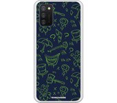 Funda original compatible con Samsung Galaxy A02S - Batman Patt Villain Blue