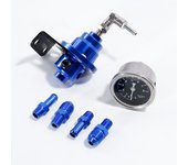 Adjustable Fuel Pressure Regulator Car Accessories Vehicle Refitting fuel Supercharger Universal with Gauge Kit Blue/Red/Black