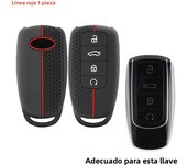 Silicone Keychain Car Keys Accessories Holder Key Cover Case For Chery Omoda 5 C5 Tigo 7 8 Pro Max Tigo 7 8 Plus Arrizo 5 Plus