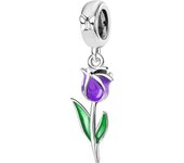 925 Sterling Silver Rose Sunflower Tulip Bouquet Series Pendant Beads Fit Diy Bracelet Necklace Making Gift Of Fine Jewelry