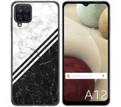 Tumundosmartphone Funda Gel Tpu para Samsung Galaxy A12 / M12 diseño Mármol 01 Dibujos