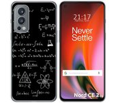 Funda Silicona para OnePlus Nord 2 5G diseño Formulas Dibujos