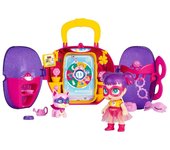 Super Cute Little Babies superheroínas con maletín-habitación morado