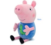 Peppa Pig Plush Pig Kids Toys High Quality 19CM Pet Dinosaur Teddy Bear Soft Stuffed Anime Figure Doll Children's Birthday Gifts