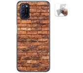 Tumundosmartphone Funda Gel Tpu para Oppo A52 / Oppo A72 diseño Ladrillo 04 Dibujos