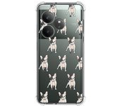 Tumundosmartphone Funda Silicona Antigolpes para Realme GT 6 / GT 6T 5G diseño Perros 12 Dibujos