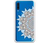 Funda original compatible con Samsung Galaxy A50 - A50s - A30s - Rick y Morty Half Rick