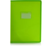 Carpeta de 20 Fundas Extra Cristal con Portadas de Gran Resistencia, Tarjeta Id frontal, Laterales Reforzados en Tela a Juego, Solapa Interior e Indicadores Adhesivos by Office Box.