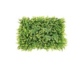 PLUSHOME Panel de Decoración de Pared - Césped Simulado para Exteriores - Seto Artificial Realista - Plantas Decorativas