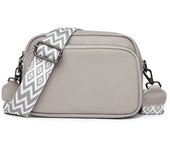Bolsos cruzados para Mujer: bolsos de mano y bandoleras de cuero con Correa Ancha ajustable, Bolso Cruzado para Cámara para Mujeres, Niños, Viajes,