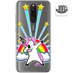 Tumundosmartphone Funda Gel Transparente para Xiaomi Redmi 8 diseño Unicornio Dibujos