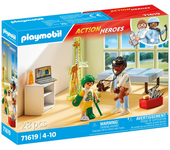 Pediatra con osito de peluche. Playmobil Action. (71619)