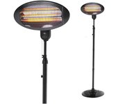 Estufa de Cuarzo de Exterior con Pie 2000W EDM