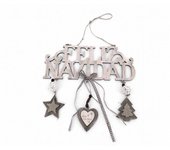 Gerimport Cartel Decoración Navidad Feliz Navidad 31 X 28 Cm - Adornos y Modelos Navideños