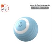 Cat Teaser Interactive Ball Toys Automatic Rolling Ball Faux Tail USB Rechargeable Smart Pet Toy Dog Cat Training Imitate Mouse