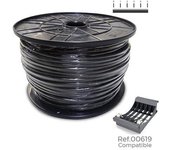 Gourmet Manguera Acrílica 1kv Negra 5x1.5mm - 100m - Ideal para Instalaciones Eléctricas
