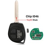 jingyuqin 315Mhz/434MHz Car Remote Key ASK FSK ID46 for Suzuki SWIFT SX4 ALTO VITARA IGNIS JIMNY Splash sz11/Toy43/HU133r Blade