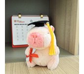 10-13cm Kapibala Capybara Keychain Car Couple Backpack Pendant Bag Hanging Cute Pink Capibala Capybara Plush Keychain Doll