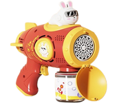 Pistola de Burbujas para Niños, Máquina de Pompas. Maquina Pompas Jabon Juguetes de 10000+Burbujas/Min con 100ml Solución Burbujas, Pistola Pompas de Jabón para Exterior Fiesta Boda