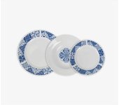 Amymark - Set de Vajilla La Mediterranea Alcora (12 piezas)