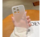 Luxury PC Case On for iphone 15 16 11 12 13 14 Pro Max Phone Shell 15 Plus Translucent Matte iphone 13 mini Eye Protector Cover