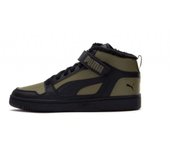 Puma Rebound Mid Strap WTR M 38637602 shoes – Zapatillas de media caña con ajuste de correa y forro cálido, ideales para climas fríos y un estilo urbano.