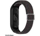 Bracelet for Mi band 6 7 Strap Elastic adjustable Nylon Braided Miband4 miband 5 correa Wristband for xiaomi Mi band 4 3 5 6 7