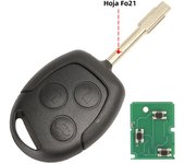 jingyuqin 3 Buttons Remote Key 315/433Mhz For Ford Focus Fiesta Fusion C-Max For Mondeo Galaxy C-Max S-Max With ID60 4D63 Chip