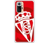 Funda original compatible con Xiaomi Redmi Note 10 Pro/Pro Max - Sporting blanco sobre rojo
