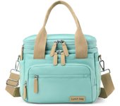 Lunch Bag for Women Loncheras Para Mujer Insulated  Dual Compartment Lunch Box Adult For Work Beach Picnic Hiking (15L)