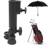 Cart Umbrella Holder Multifunction Trolley Umbrella Holder Adjustable Angle Umbrella Mounting Device for Golf Cart Wheelchair
