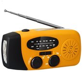 Radio multicultural de manivela, radio multibanda de emergencia y reproductor de CD