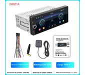 6.86-inch car radio 1 Din MP5 player Android navigation multimedia WIFI GPS RDS USB Bluetooth Mirror Link Universal Autoradio