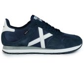 Zapatillas Deporte Hombre MUNICH Massana 8620431 - Piel Serraje Azul Marino - Diseño Moderno