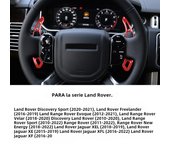 Car Steering Wheel Paddle Shifter Cover for Land Range Rover Evoque Discovery Sport For Jaguar XF XE Carbon Fiber ABS Accessory
