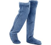 Calentadores de piernas Fuzzydreams, calentadores de piernas Fuzzy Dreams, calcetines hasta el muslo Fuzzy Dreams, calentadores de piernas Fuzzy Brown