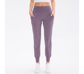 Pantalones de chándal de cintura alta para mujer, pantalón de chándal para correr, entrenamiento, cónico, para Yoga, informal