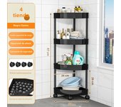 Bathroom Storage Cart With Wheels Kitchen Living Room Storage Rack High Load-Bearing Capacity Home Accessories