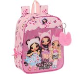SAFTA - MOCHILA GUARDERIA ADAPT.CARRO NANANA "FABULOUS" - Mochila con Asas Ajustables y Espalda Ergonomica - Mochila con Compartimientos con Cremallera - Mochila Diseño Único y Licencia Oficial By NANANA "FABULOUS"